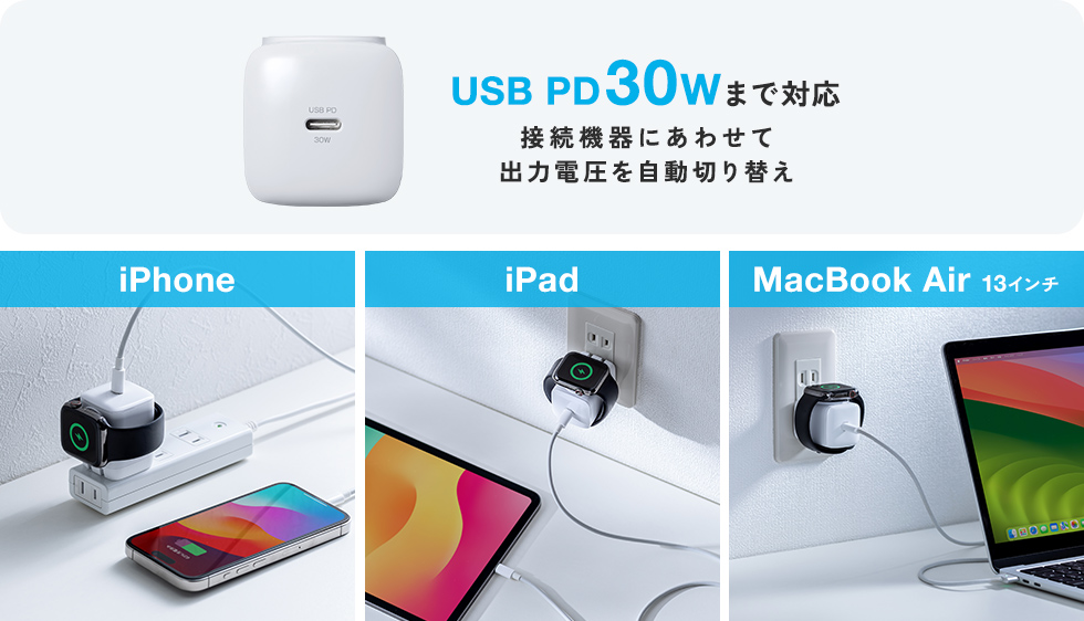 USB PD30Wの説明画像