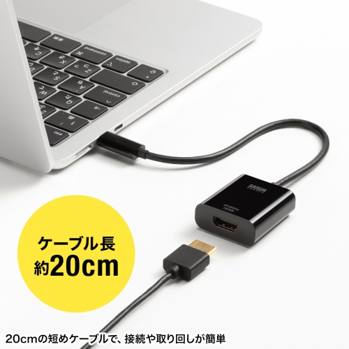 配線しやすい20cmケーブル