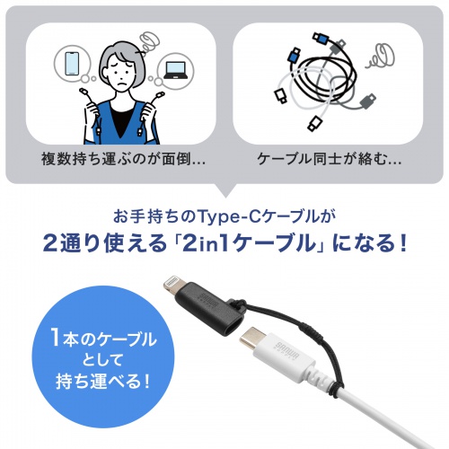 これ1本だけで様々な機器に対応