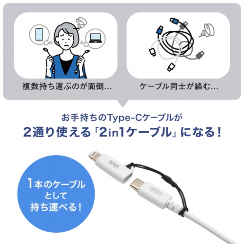 これ1本だけで様々な機器に対応