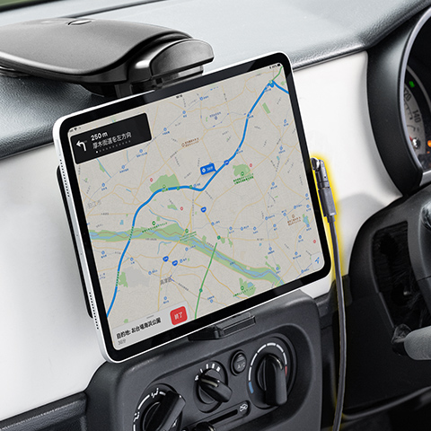 狭いところでも機器が使いやすい