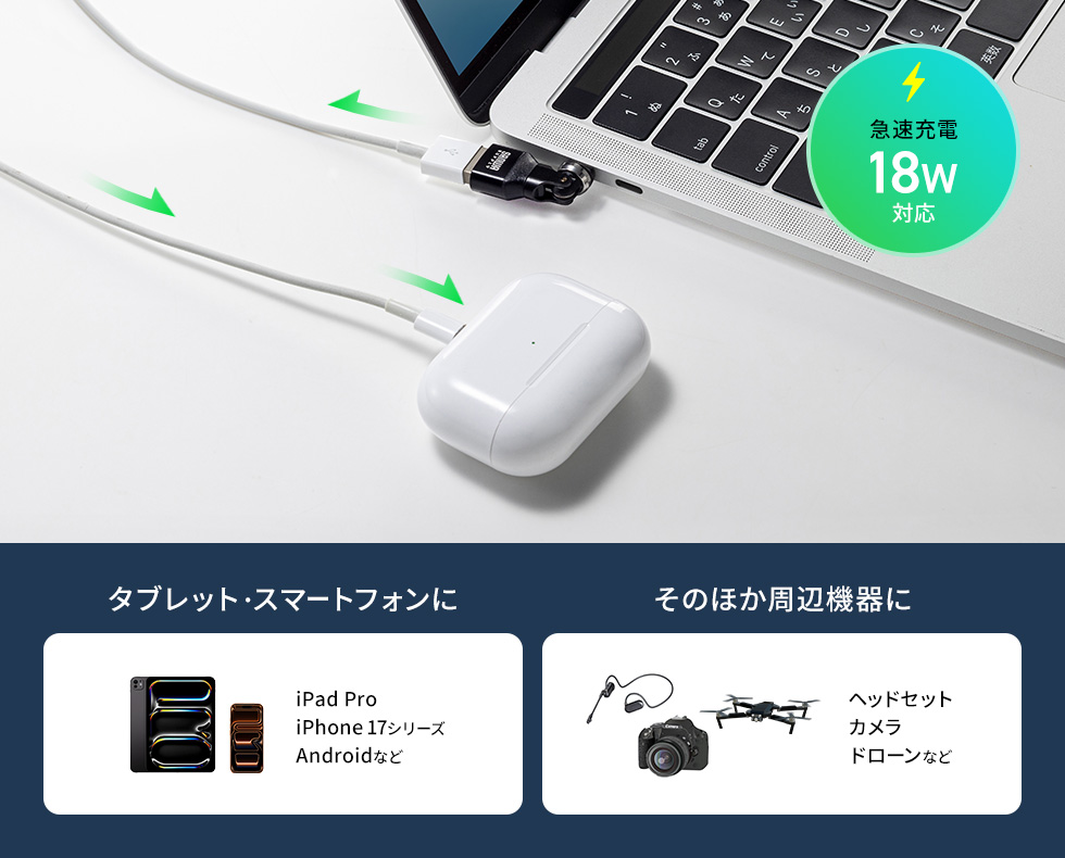 急速充電に対応