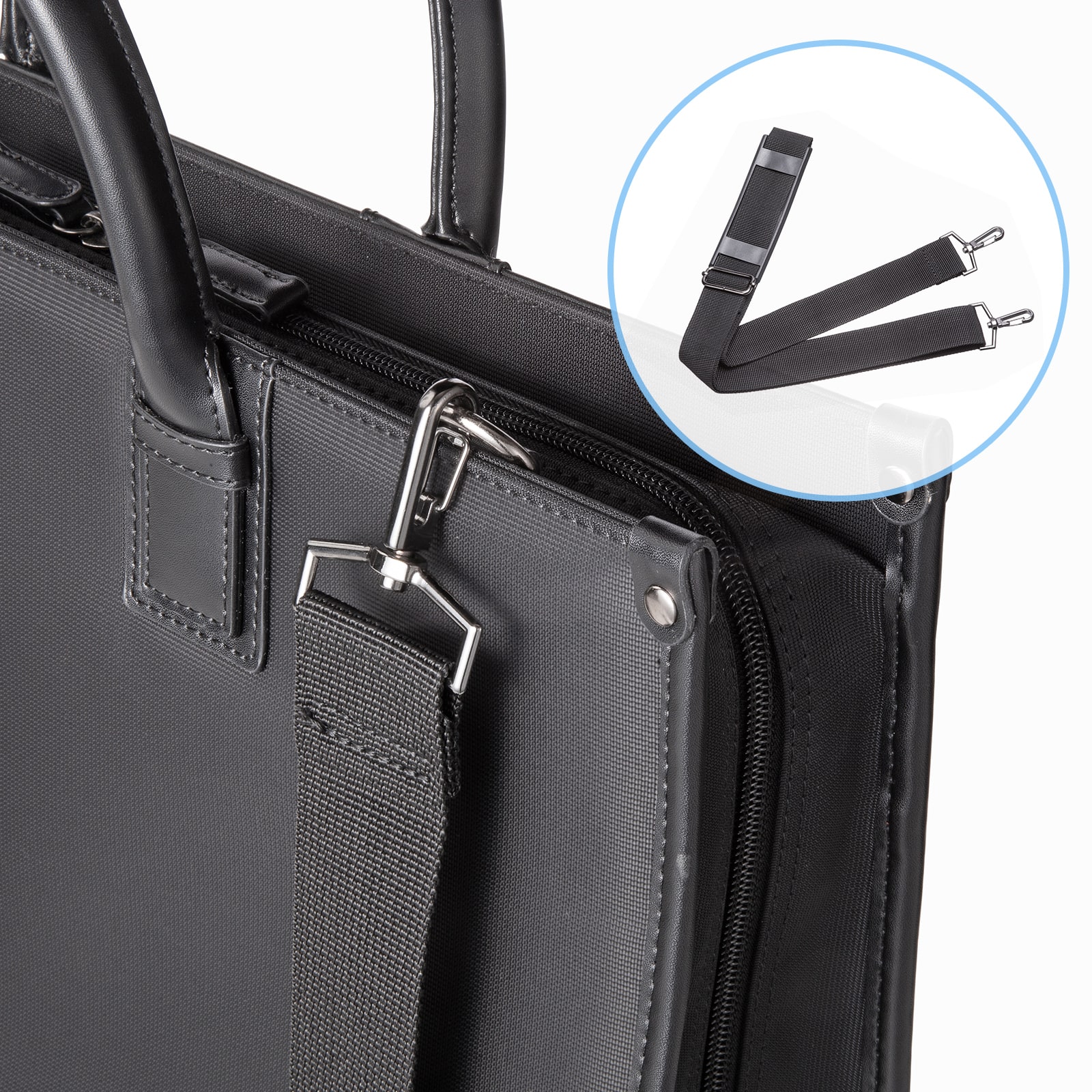 ショルダーベルトで肩掛けも可能