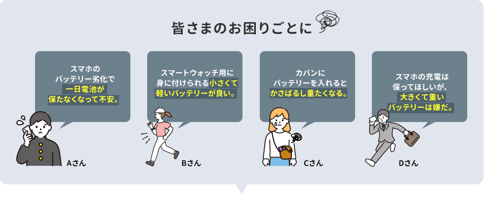 皆さまのお困りごとに