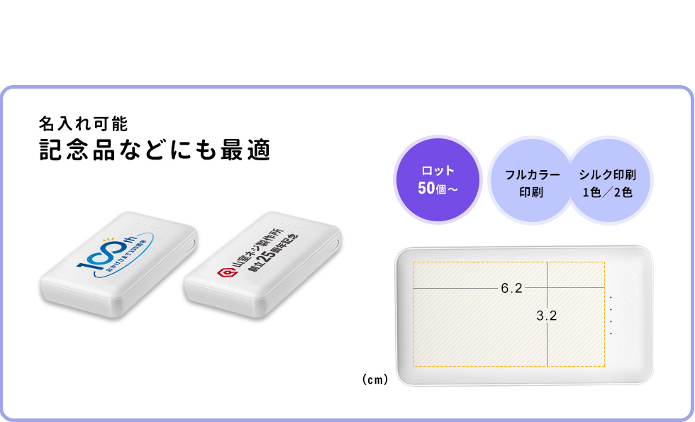 名入れ可能記念品などにも最適