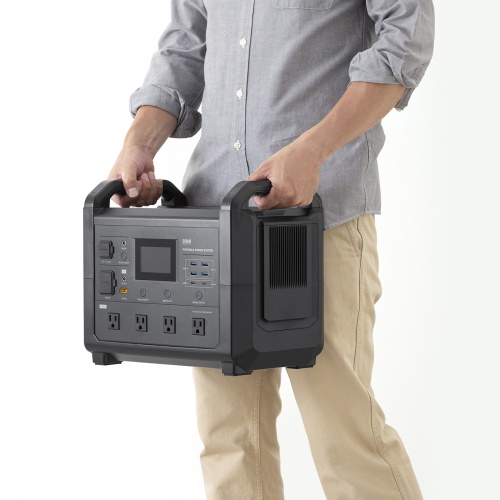 持ち運びに便利なダブルハンドル