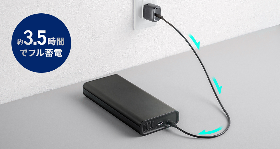 スピード蓄電の説明画像