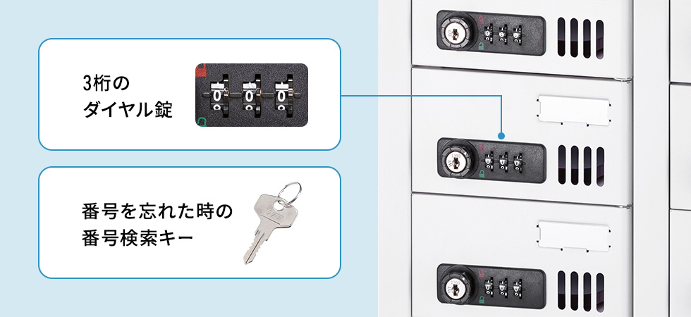 セキュリティ性の高いダイヤル錠