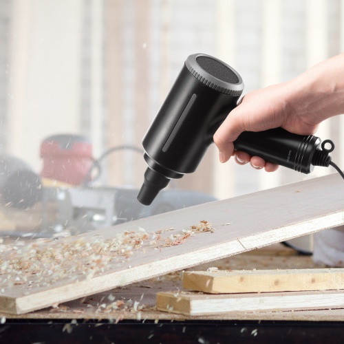 木屑を一気に吹き飛ばす