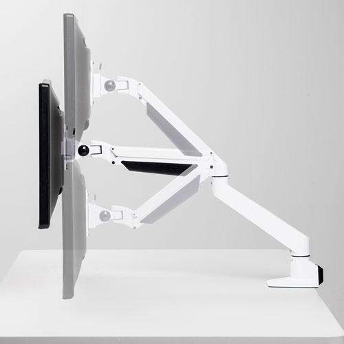 ガスシリンダー内蔵で、スムーズに高さ調節可能