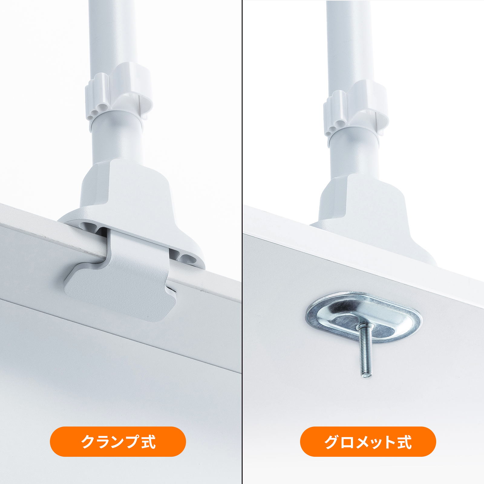 2つの取り付け方法