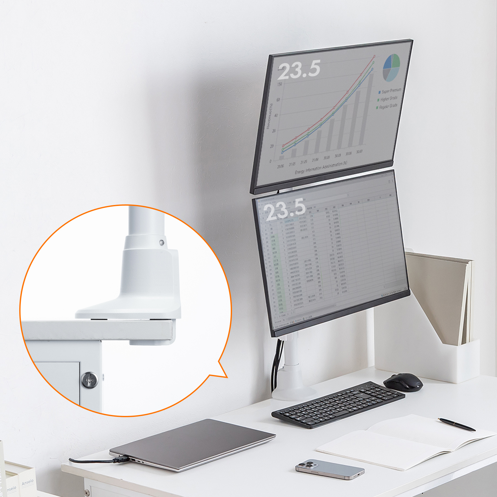 背面の出っ張りが少ないフラット設計