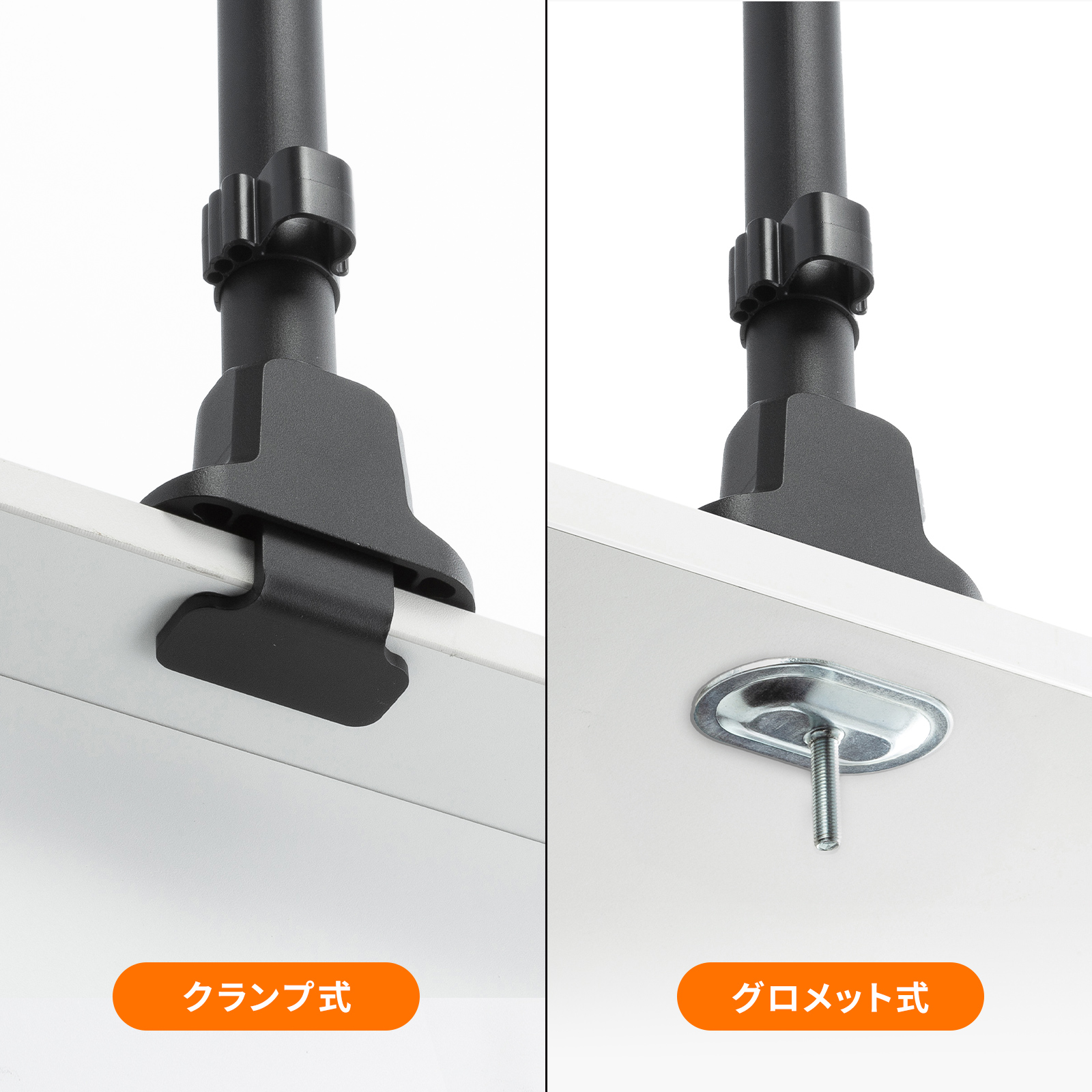 2つの取り付け方法