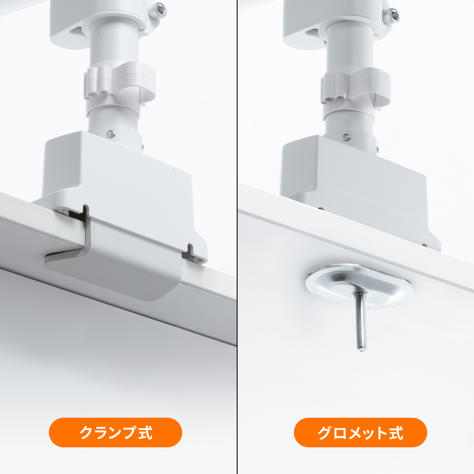 2つの取り付け方法