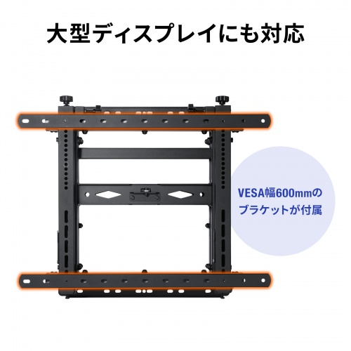 大型ディスプレイにも対応