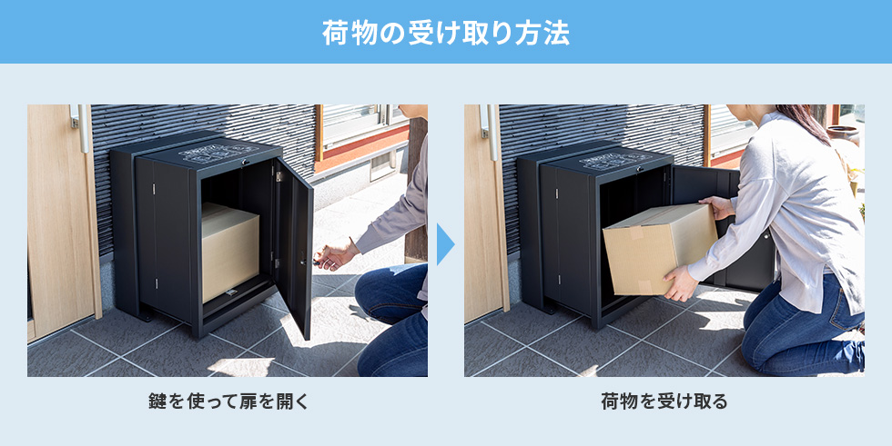 荷物の受け取り方法