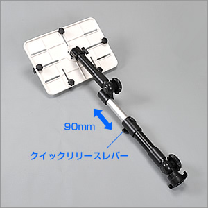 【EEA-IPCM-01　自動車の助手席のねじを利用して取付ける車載用iPad・タブレットPCスタンド。】