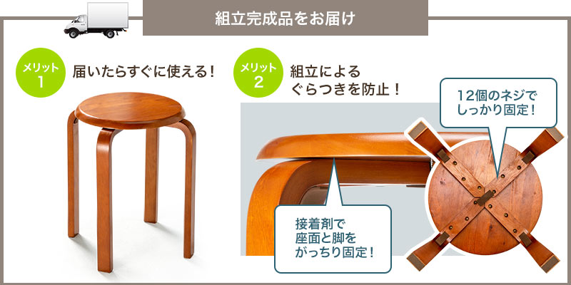 組立完成品をお届け
