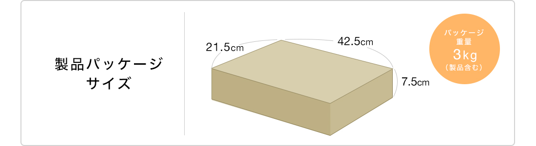 製品パッケージサイズ