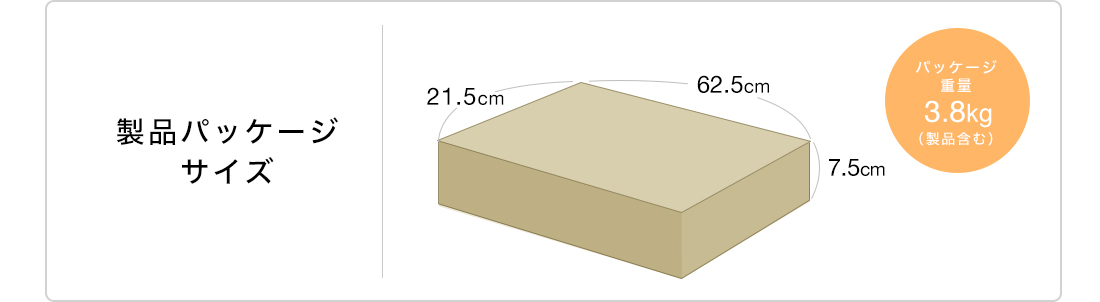 製品パッケージサイズ