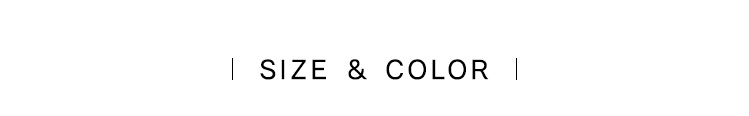 SIZE&COLOR