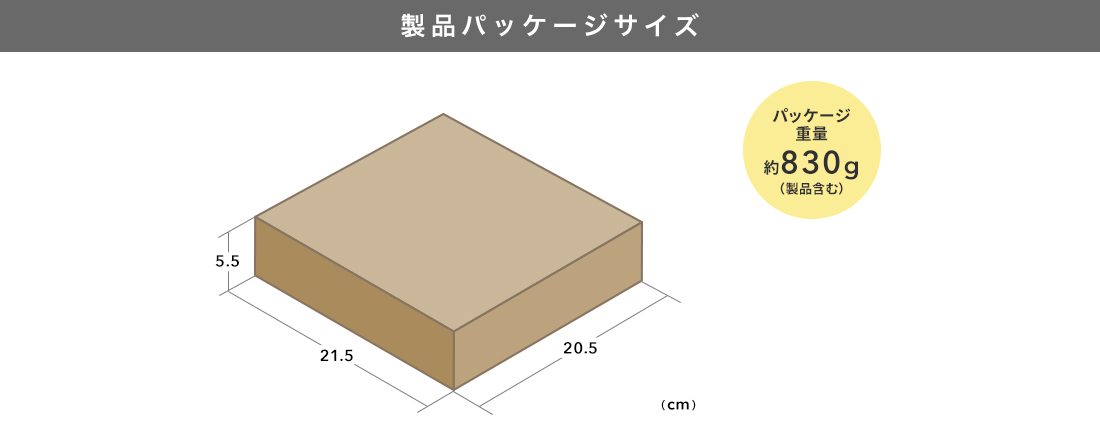 製品パッケージサイズ