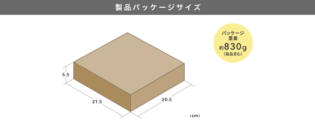 製品パッケージサイズ