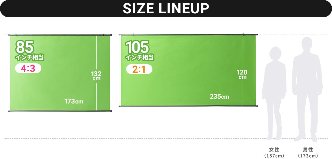 SIZE LINEUP