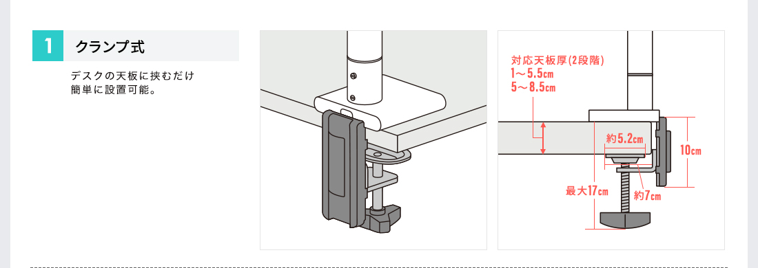 1.クランプ式