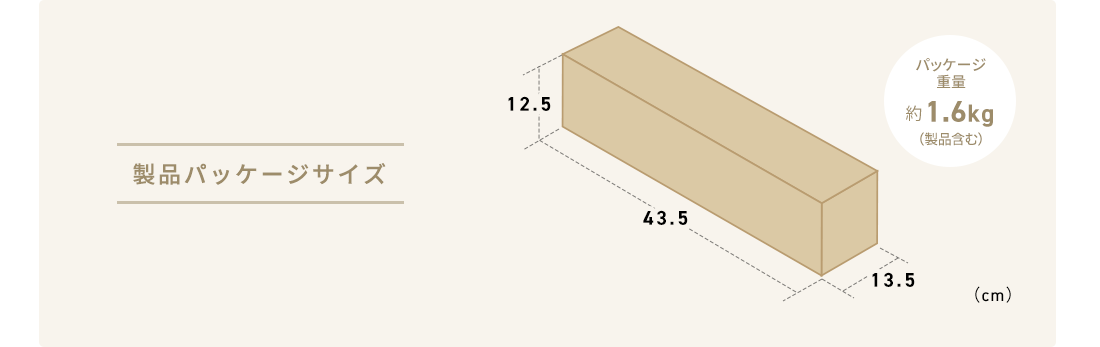 製品パッケージサイズ