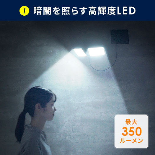 暗闇を照らす高輝度LED