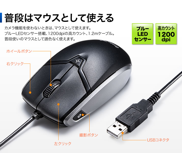 普段はマウスとして使える