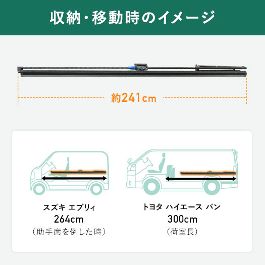 収納・移動時のイメージ