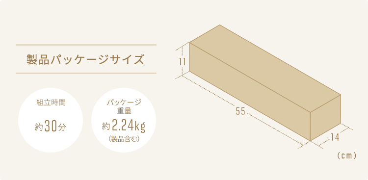 製品パッケージサイズ