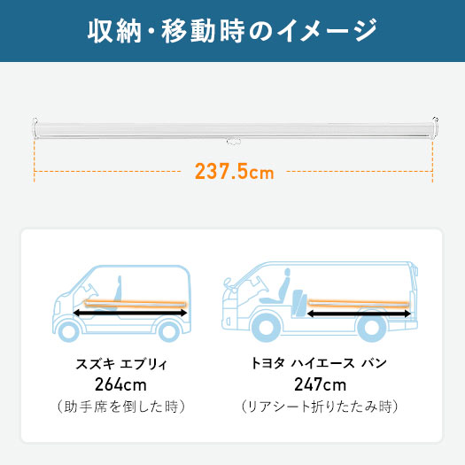 収納・移動時のイメージ