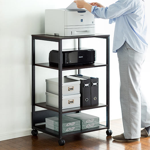 しっかり収納できる4段タイプ