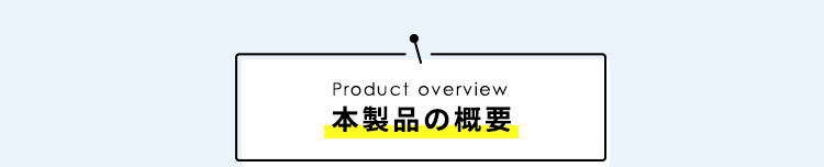 本製品の概要