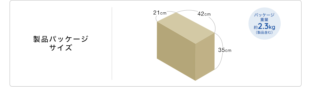 製品パッケージサイズ
