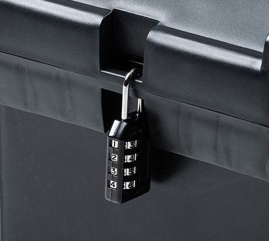 南京錠の取付けが可能