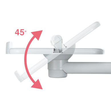 角度調整できる電話台