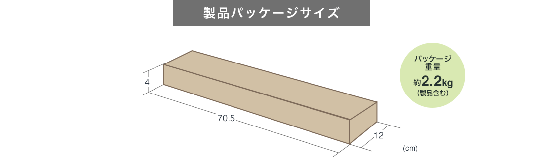 製品パッケージサイズ