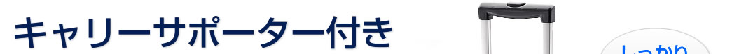 キャリーサポーター付き