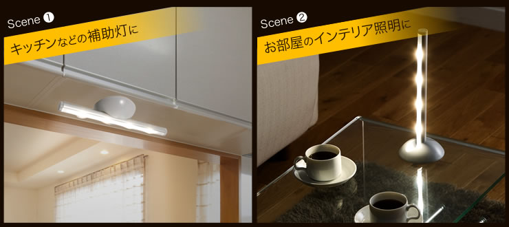 キッチンなどの使用例