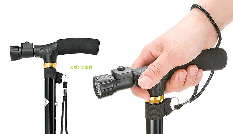 握りやすいグリップ形状
