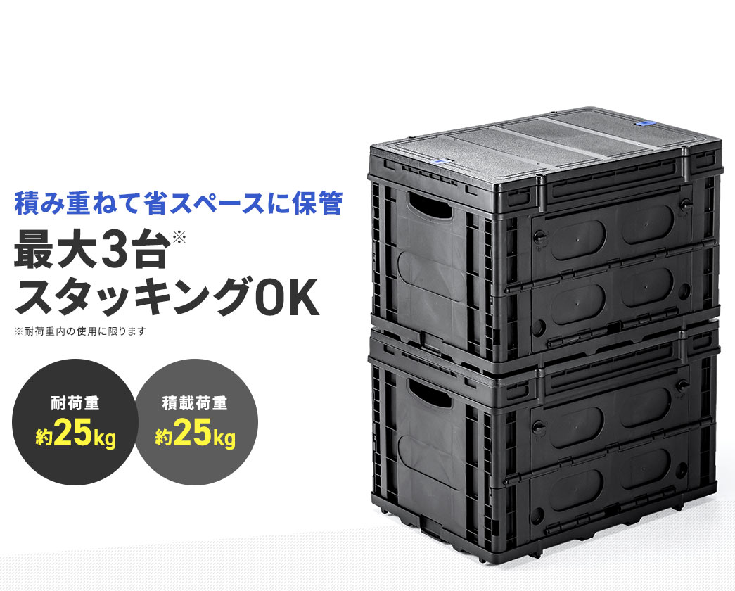 積み重ねて省スペースに保管 最大0台 スタッキングOK