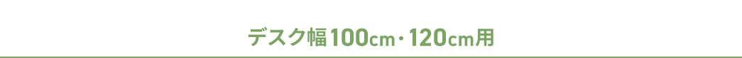 デスク幅100cm・120cm用
