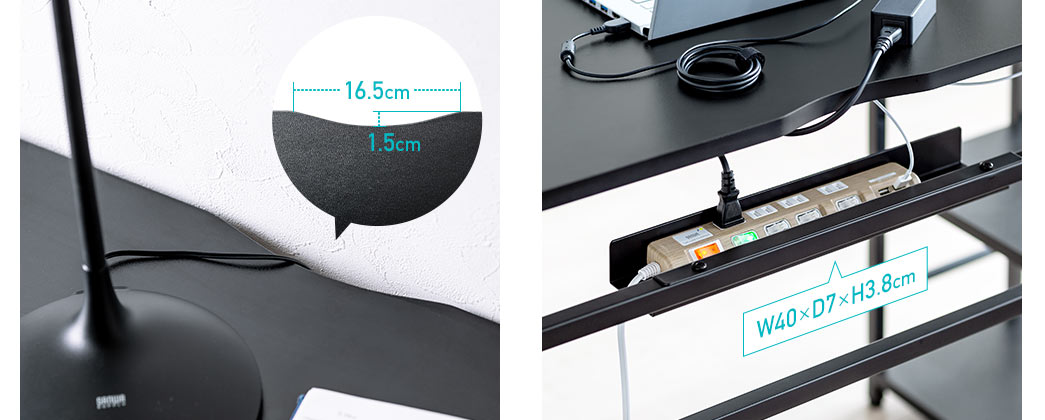 100-DESKH043BKの画像