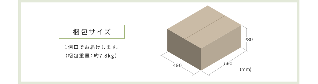 梱包サイズ