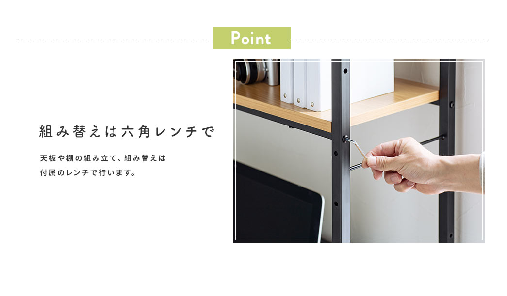 Point 組み替えは六角レンチで