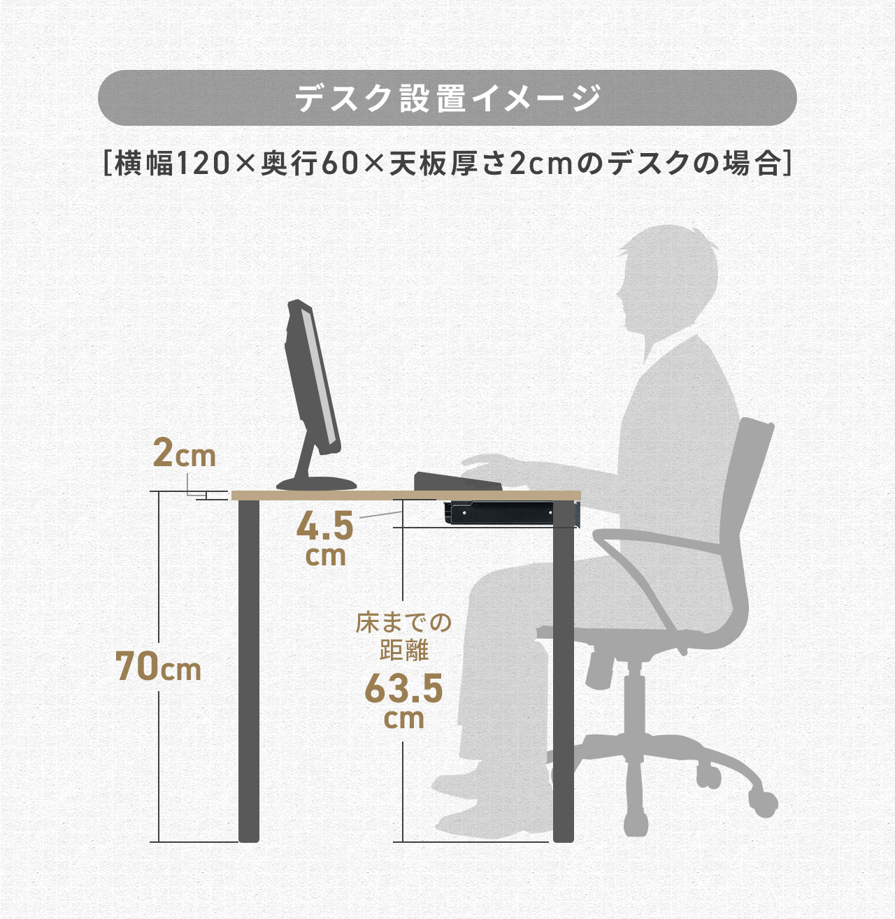 デスク設置イメージ